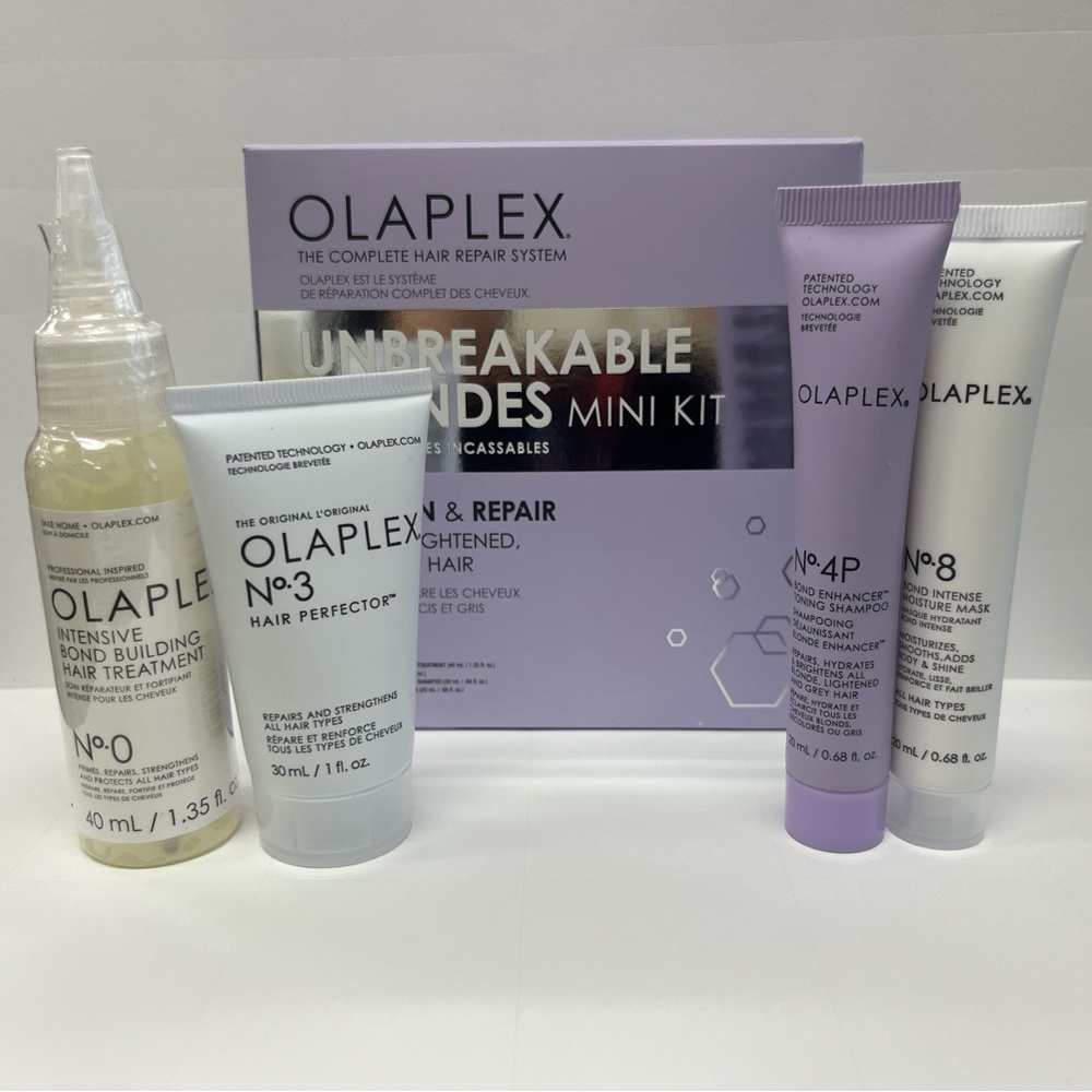 💜🤍OLAPLEX UNBREAKABLE BLONDES MINI KIT💜🤍